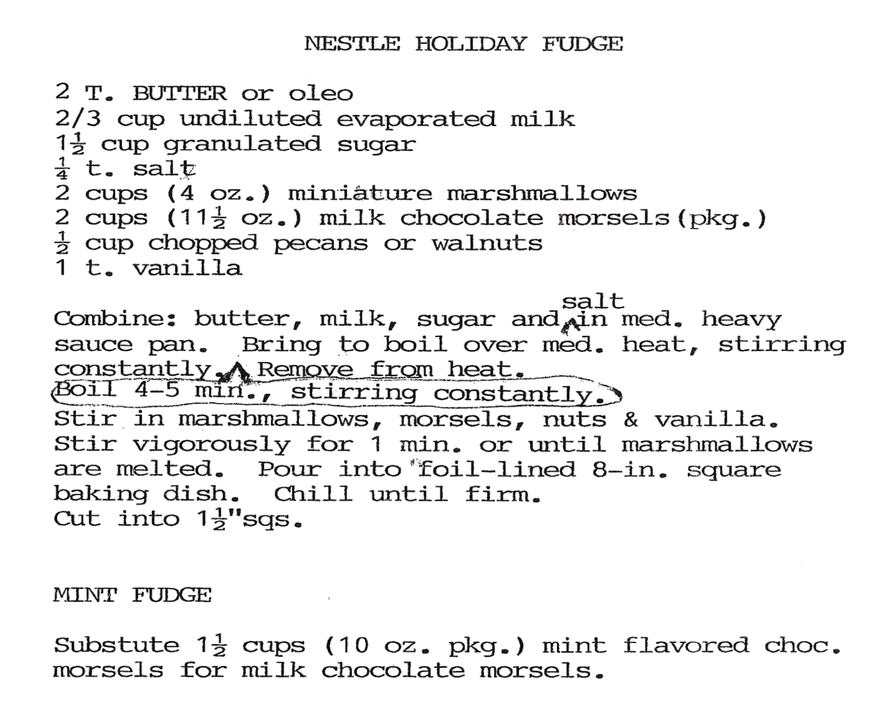 Nestle Holiday Fudge Image